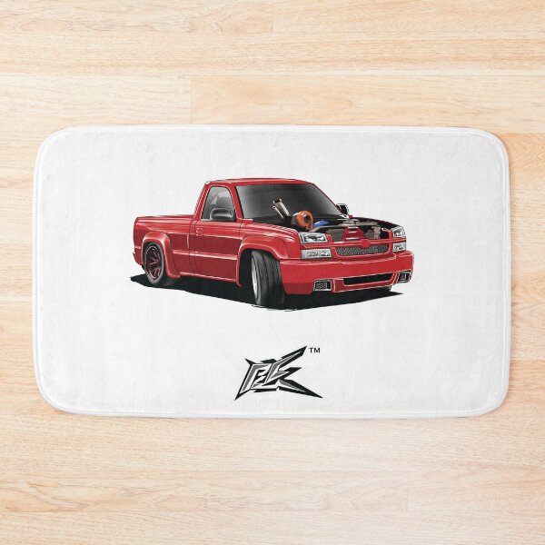 Item preview, american v8 drift truck red designed and sold by NaquashM.