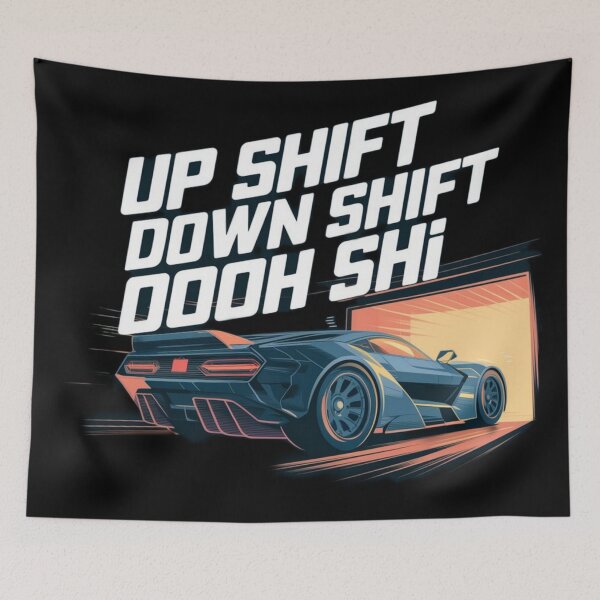 Item preview, Shift Happens: A Playful Automotive Design designed and sold by CosmicSplendor.