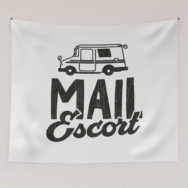 Item preview, Mail Escort Funny Postal Worker designed and sold by LazyLoungeCo.