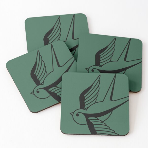 Item preview, 47 LOGO TRADITIONAL BLACK SWALLOW designed and sold by 47tattoos.
