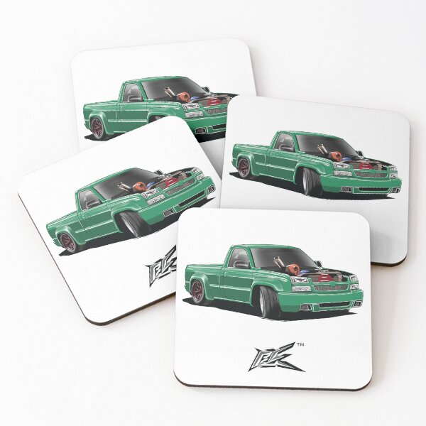 Item preview, american v8 drift truck green  designed and sold by NaquashM.