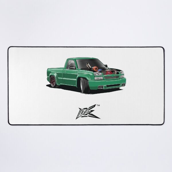 Item preview, american v8 drift truck green  designed and sold by NaquashM.