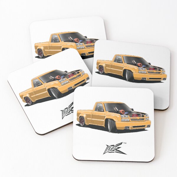 Item preview, american v8 drift truck yellow  designed and sold by NaquashM.