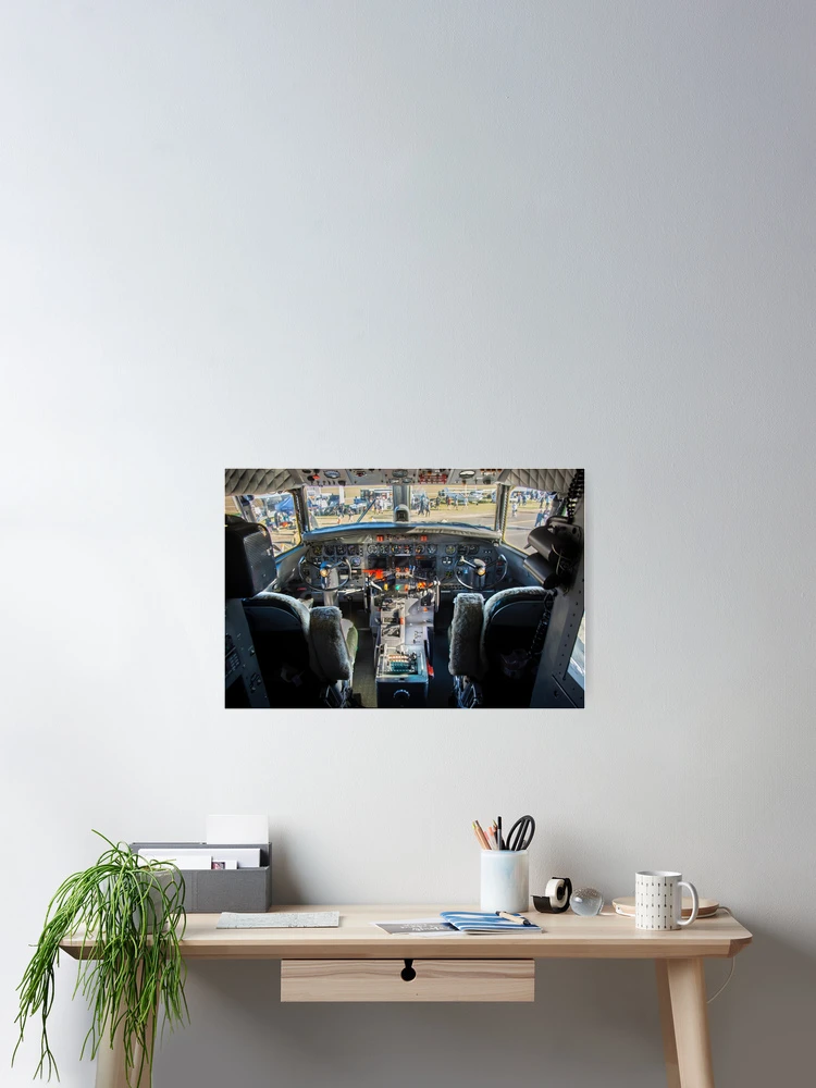 Thumbnail 2 of 3, Poster, Convair 440 Cockpit designed and sold by Stuart Row.