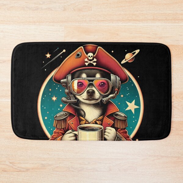 Item preview, Pirate Chihuahua Dog funny vintage t-shirts designed and sold by PAVOXAR.