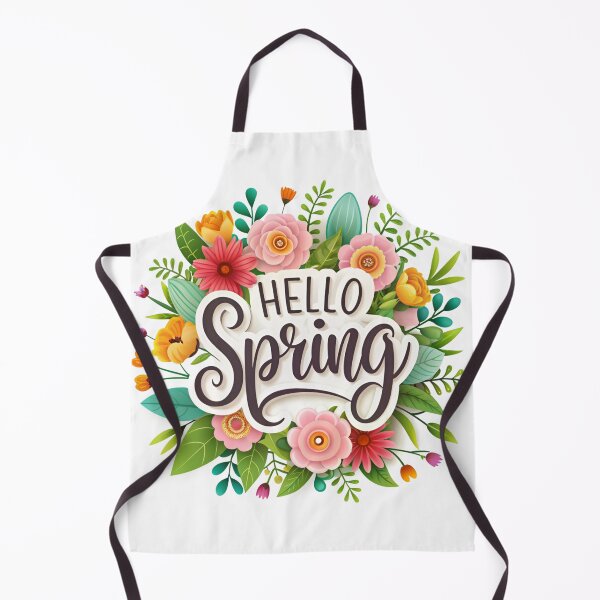 Item preview, Beautiful inscription Hello spring with flowers designed and sold by Erik Visnievskij.