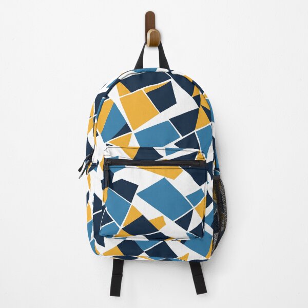 Item preview, Geodesic Geometric Abstract Art 1 Blue and Yellow designed and sold by taiche.