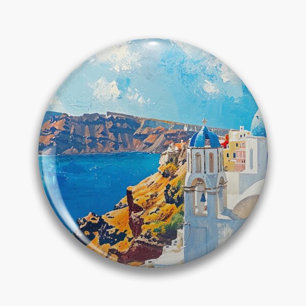 Item preview, Impressionism - Santorini designed and sold by KootenayDesigns.