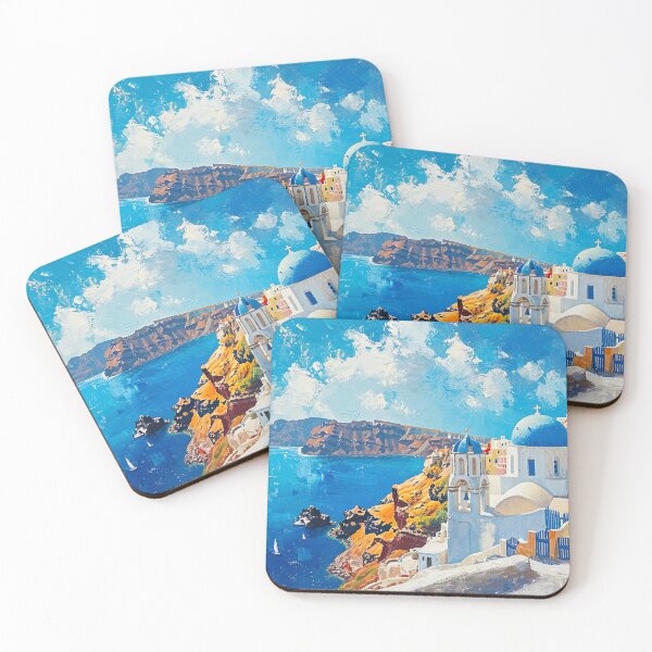 Item preview, Impressionism - Santorini designed and sold by KootenayDesigns.