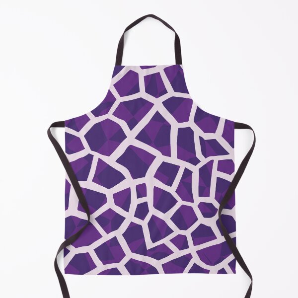 Aperçu de l'œuvre Un motif de peau de girafe en violet foncé et lilas. créée et vendue par HEMRO.
