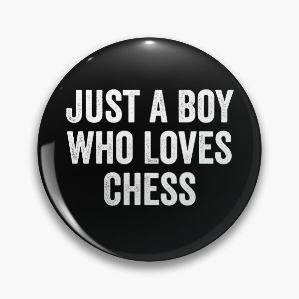 Item preview, Just a Boy Who Loves Chess Player designed and sold by WhistleCloset.