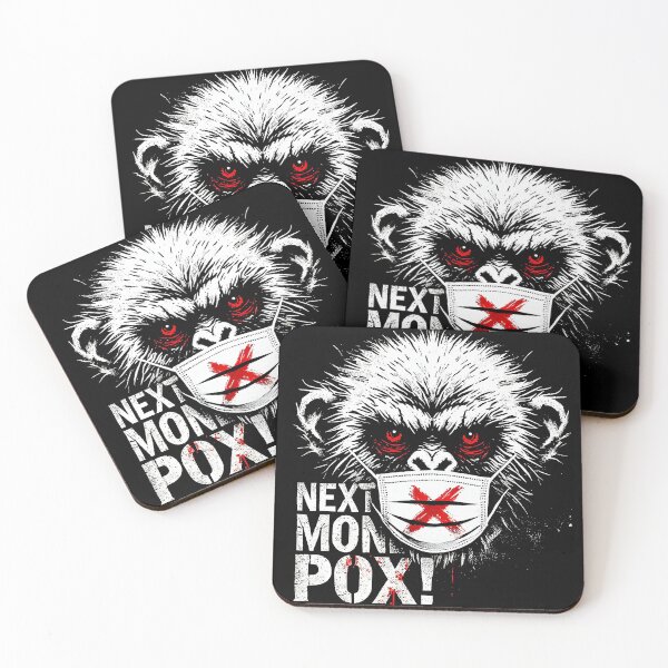 Item preview, Next Pandemic Warning - Masked Monkey Design designed and sold by Tabu Touch.
