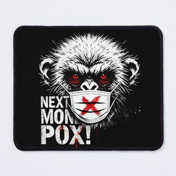 Item preview, Next Pandemic Warning - Masked Monkey Design designed and sold by Tabu Touch.
