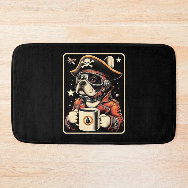 Item preview, Pirate French Bulldog Dog funny vintage t-shirts designed and sold by PAVOXAR.