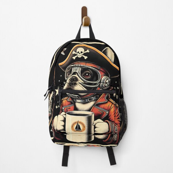 Item preview, Pirate French Bulldog Dog funny vintage t-shirts designed and sold by PAVOXAR.