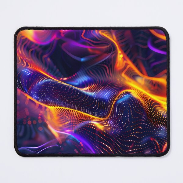 Item preview, “Digital Tech Abstract Design – Neon Colors” designed and sold by Art-Vortex-fr.