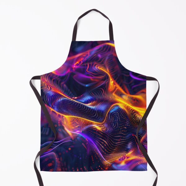 Item preview, “Digital Tech Abstract Design – Neon Colors” designed and sold by Art-Vortex-fr.