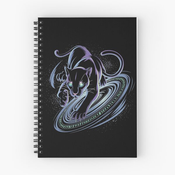 Item preview, Cosmic Panther: Mystical Tribal Vortex Art - Black Panther with Galaxy Eyes designed and sold by Kashear.