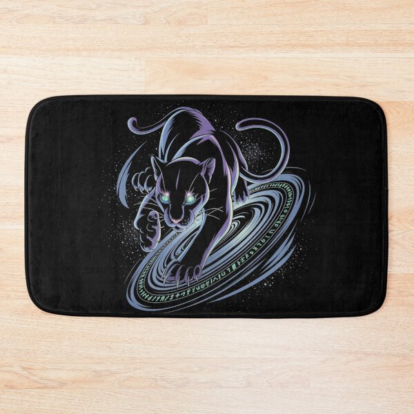 Item preview, Cosmic Panther: Mystical Tribal Vortex Art - Black Panther with Galaxy Eyes designed and sold by Kashear.