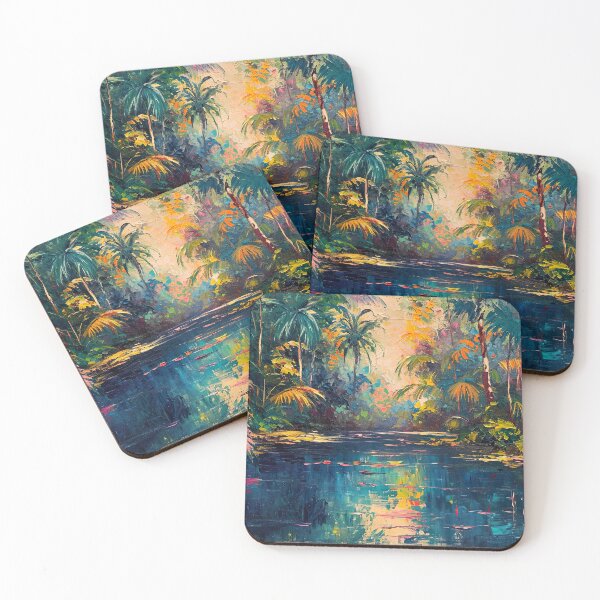 Item preview, Impressionism - Subtropical Jungle designed and sold by KootenayDesigns.