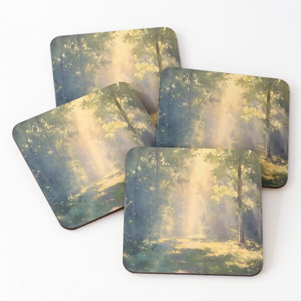 Item preview, Impressionism - Sunlight Filtering Through Trees designed and sold by KootenayDesigns.