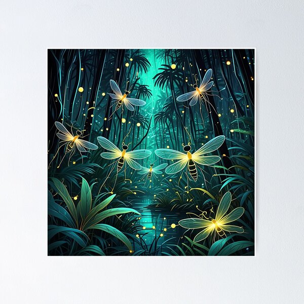 Item preview, Luminous Jungle designed and sold by 0penvimark.