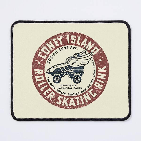 Item preview, Coney Island Roller Skating Rink - gnarly, aged, worn, Warriors print. designed and sold by retropetrol.