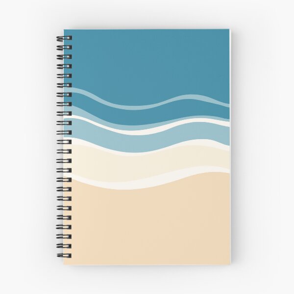 Item preview, A design of a pattern where waves meet the sandy shore, incorporating beige and blue tone. designed and sold by HEMRO.