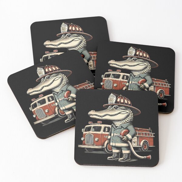 Item preview, Firefighter Croc Reporting for Duty! designed and sold by Linework Studio.
