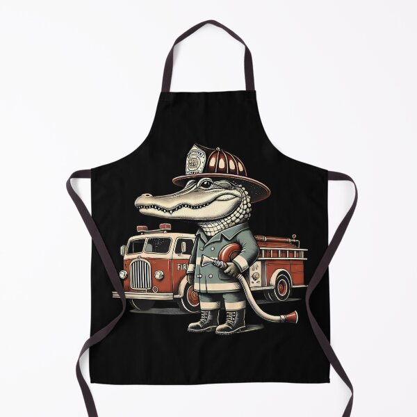Item preview, Firefighter Croc Reporting for Duty! designed and sold by Linework Studio.