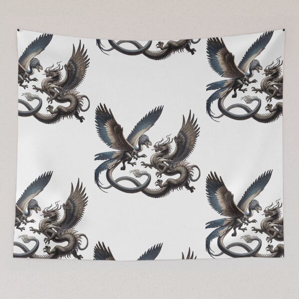 Item preview, Fighting Dragons With You in the Sky Fantasy designed and sold by kylmllr101684.