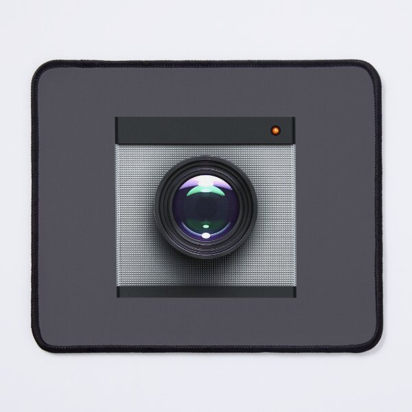 Item preview, Modern Camera Icon with Textured Silver Design designed and sold by trepiu.