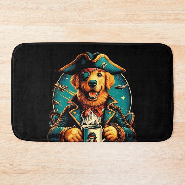 Item preview, Pirate Golden Retriever Dog funny vintage t-shirts designed and sold by PAVOXAR.