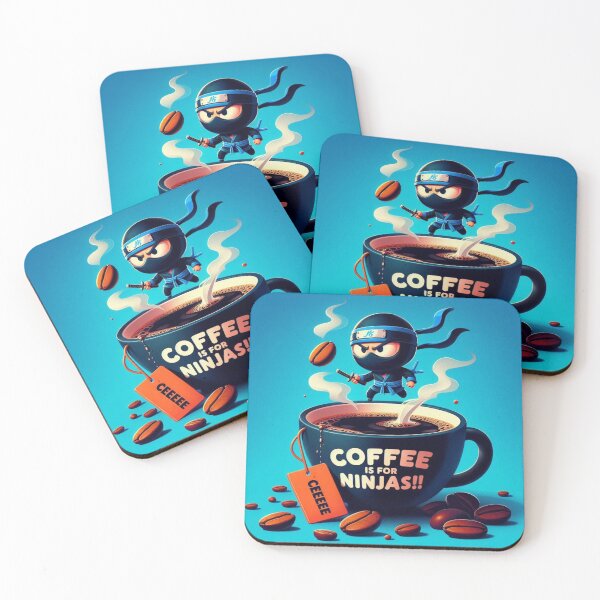 Item preview, Coffee Is For Ninjas!! designed and sold by ZenOfAIarts.