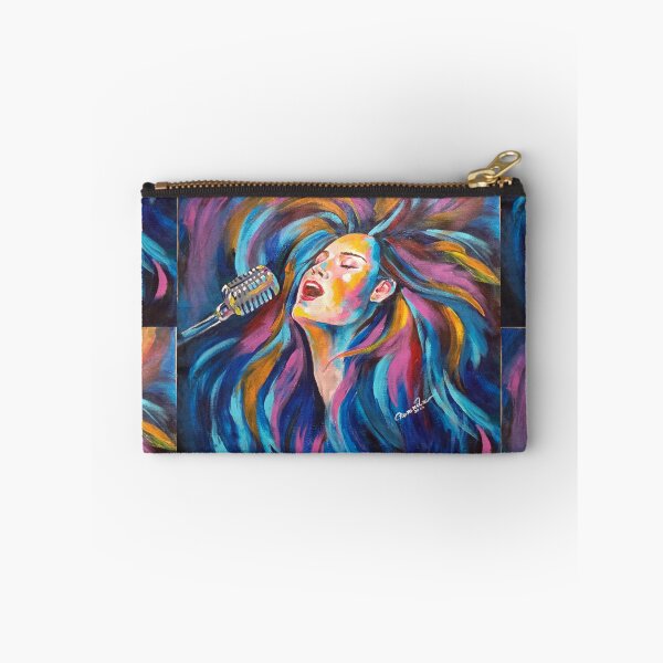 Item preview, Abstract art of a singing girl  designed and sold by HerendraSwarup.