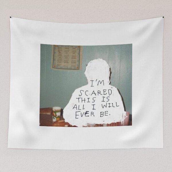 Aperçu de l'œuvre I'm scared this is all i will ever be créée et vendue par redartworks.