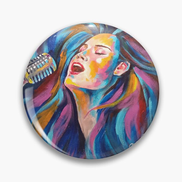 Item preview, Abstract art of a singing girl  designed and sold by HerendraSwarup.