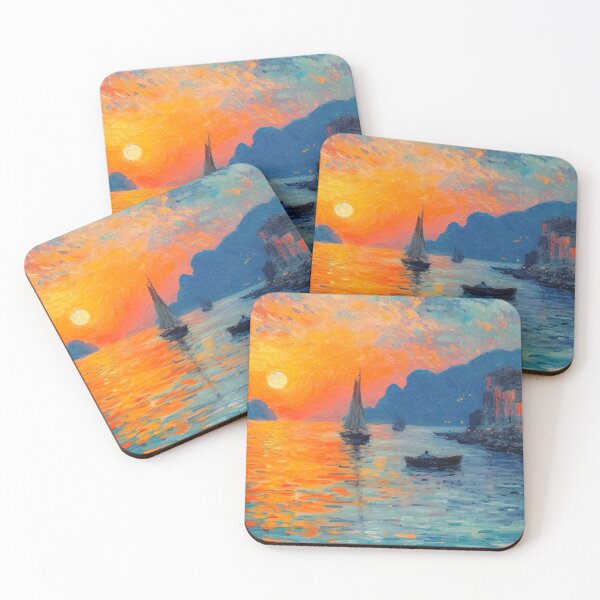 Item preview, Impressionism - The Harbor at Dawn designed and sold by KootenayDesigns.