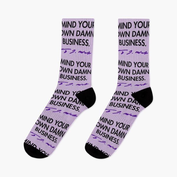 Item preview, Mind your own damn business - Tim Walz (purple signature) designed and sold by Thelittlelord.