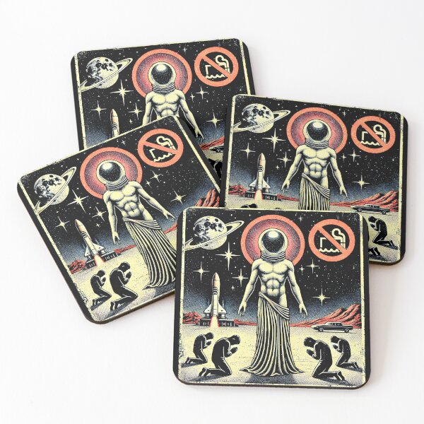 Item preview, Cosmic Worship - Astronaut God in Space designed and sold by Tabu Touch.