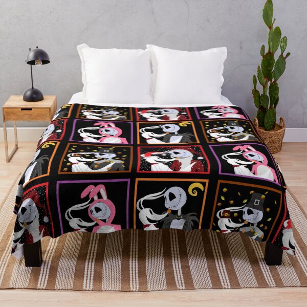 Item preview, the nightmare before christmas jack and zero celebrate the holidays  designed and sold by Soulfate.