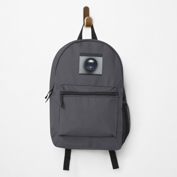 Item preview, Modern Camera Icon with Textured Silver Design designed and sold by trepiu.