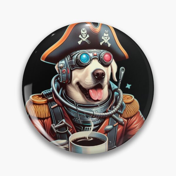 Item preview, Pirate Labrador Retriever Dog funny vintage t-shirts designed and sold by PAVOXAR.