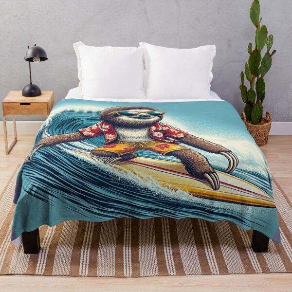 Item preview, The Surfer Sloth designed and sold by RobBonelliArts.