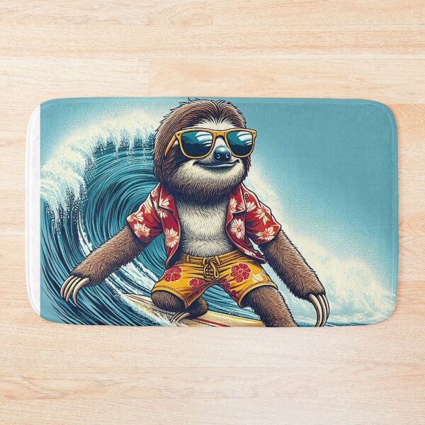 Item preview, The Surfer Sloth designed and sold by RobBonelliArts.