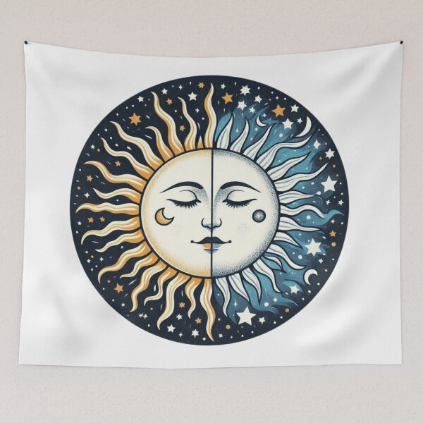 Item preview, Celestial Love,Moon and Sun designed and sold by deniz kaya.