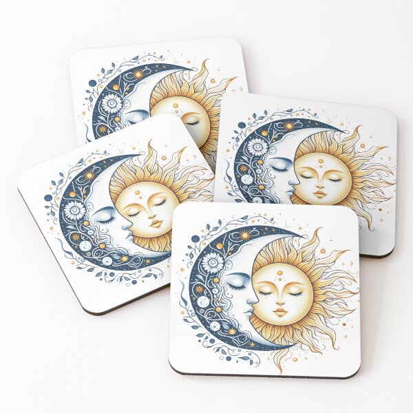 Item preview, Celestial Love,Moon and Sun designed and sold by deniz kaya.