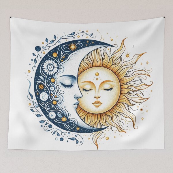 Item preview, Celestial Love,Moon and Sun designed and sold by deniz kaya.