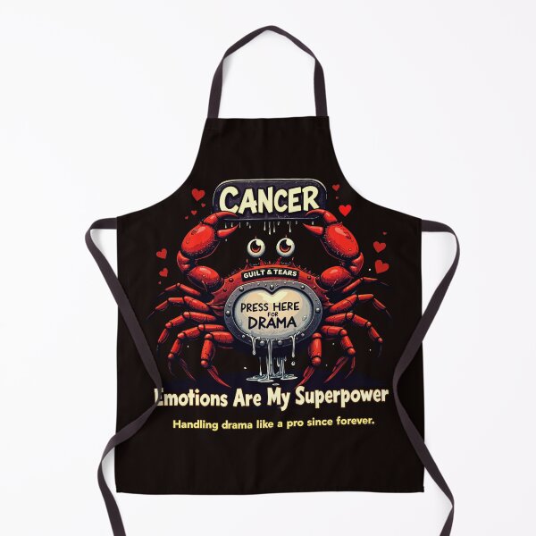 Item preview, Cancer Zodiac Drama Crab - Emotions Are My Superpower designed and sold by MindM.