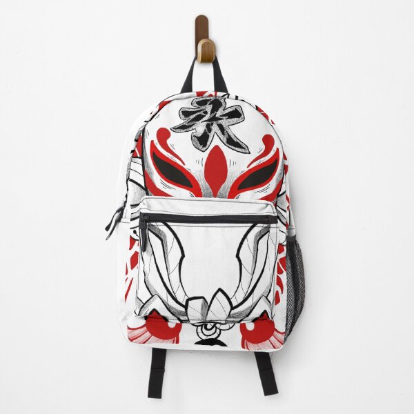 Item preview, Kitsune mask with Japanese decoration designed and sold by 7Delamancha.